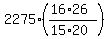 2275%2A%28%2816%2A26%29%2F%2815%2A20%29%29