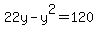 22y-y%5E2=120
