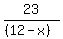 23%2F%28%2812-x%29%29