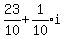 23%2F10%2Bexpr%281%2F10%29i