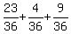 23%2F36%2B4%2F36%2B9%2F36