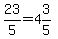 23%2F5=4%263%2F5