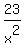 23%2Fx%5E2