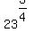 23%5E%283%2F4%29