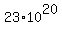 23.000%2A10%5E20