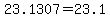 23.1307+=23.1