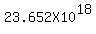 23.652X10%5E18