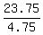 23.75%2F4.75