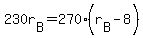 230r%5BB%5D+=+270%2A%28r%5BB%5D+-+8%29