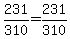 231%2F310=231%2F310