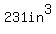 231+in%5E3