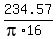 234.57%2F%28pi%2A16%29