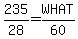 235%2F28=WHAT%2F60