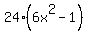 24%286x%5E2-1%29