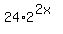 24%2A2%5E%282x%29