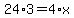 24%2A3=4%2Ax