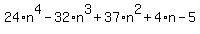 24%2An%5E4-32%2An%5E3%2B37%2An%5E2%2B4%2An-5