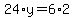 24%2Ay=6%2A2