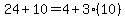 24%2B10=4%2B3%2810%29