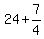 24%2B7%2F4