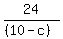 24%2F%28%2810-c%29%29