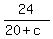 24%2F%2820%2Bc%29