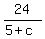 24%2F%285%2Bc%29