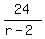 24%2F%28r-2%29