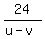24%2F%28u-v%29