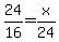 24%2F16=x%2F24