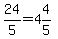24%2F5=4%264%2F5