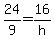 24%2F9=16%2Fh