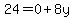 24=0%2B8y