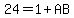 24=1%2BAB