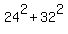 24%5E2+%2B+32%5E2