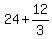 24+%2B+12%2F3