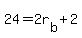 24+=+2r%5Bb%5D+%2B+2