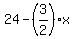24-%283%2F2%29%2Ax