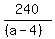 240%2F%28%28a-4%29%29