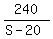 240%2F%28S+-+20%29