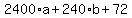2400%2Aa%2B240%2Ab%2B72%29