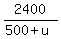 2400%2F%28500%2Bu%29