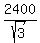 2400%2Fsqrt%283%29