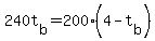 240t%5Bb%5D=200%284-t%5Bb%5D%29