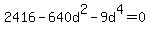 2416-640d%5E2-9d%5E4=0