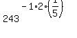 243%5E%28-1%2A2%2A%281%2F5%29%29