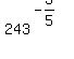 243%5E%28-3%2F5%29