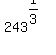 243%5E%281%2F3%29