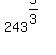 243%5E%285%2F3%29