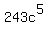 243c%5E5